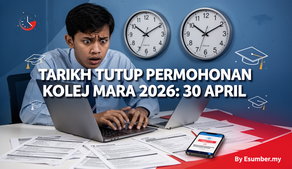 Tarikh Tutup Permohonan Kolej MARA 2026: 30 April