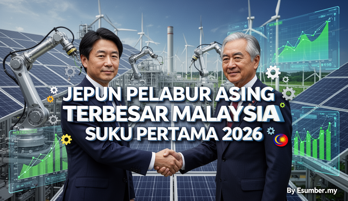 Jepun Pelabur Asing Terbesar Malaysia Suku Pertama 2026