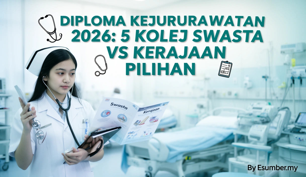 Diploma Kejururawatan 2026: 5 Kolej Swasta vs Kerajaan Pilihan