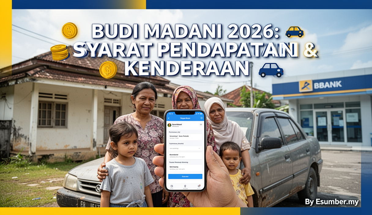 BUDI MADANI 2026: Syarat Pendapatan & Kenderaan