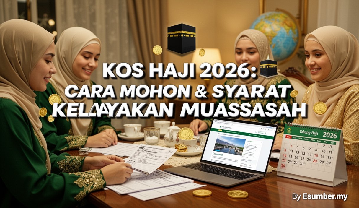 Kos Haji 2026: Cara Mohon & Syarat Kelayakan Muassasah