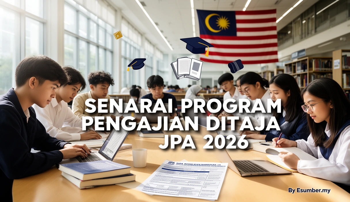 Senarai Program Pengajian Ditaja JPA 2026
