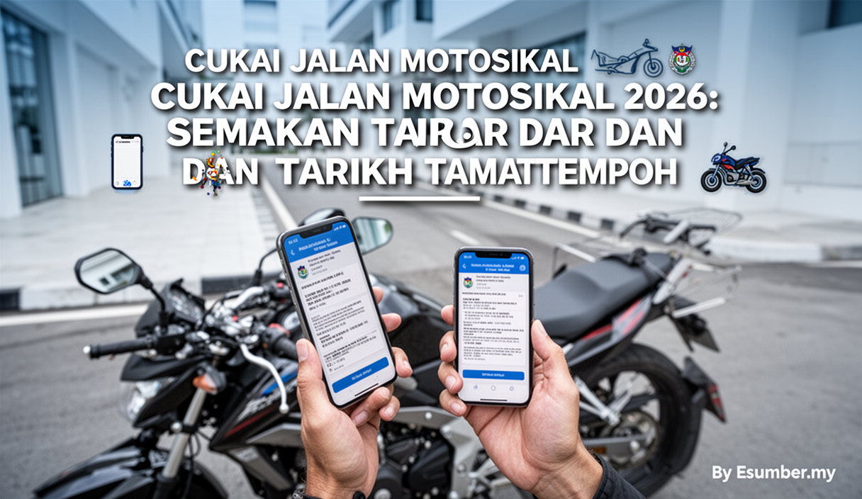 Cukai Jalan Motosikal 2026: Semakan Kadar dan Tarikh Tamat Tempoh
