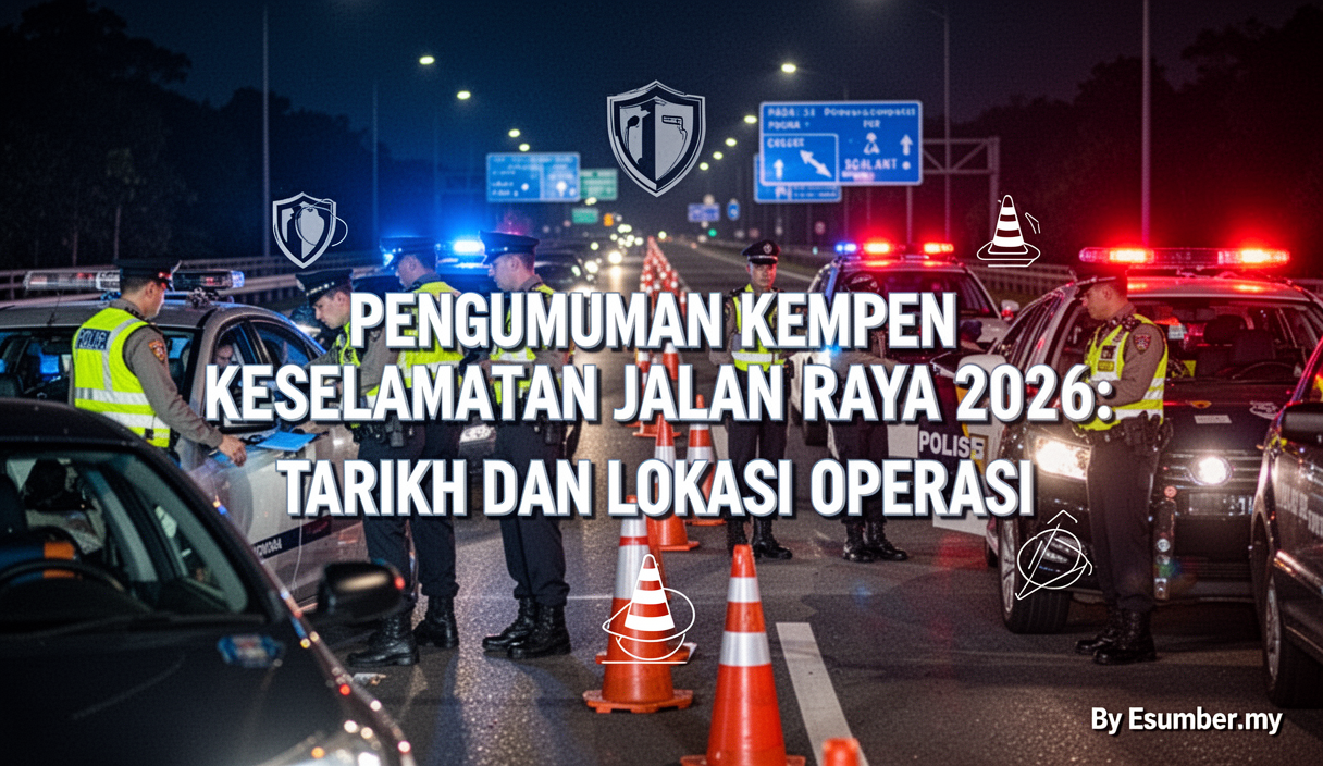 Pengumuman Kempen Keselamatan Jalan Raya 2026: Tarikh dan Lokasi Operasi