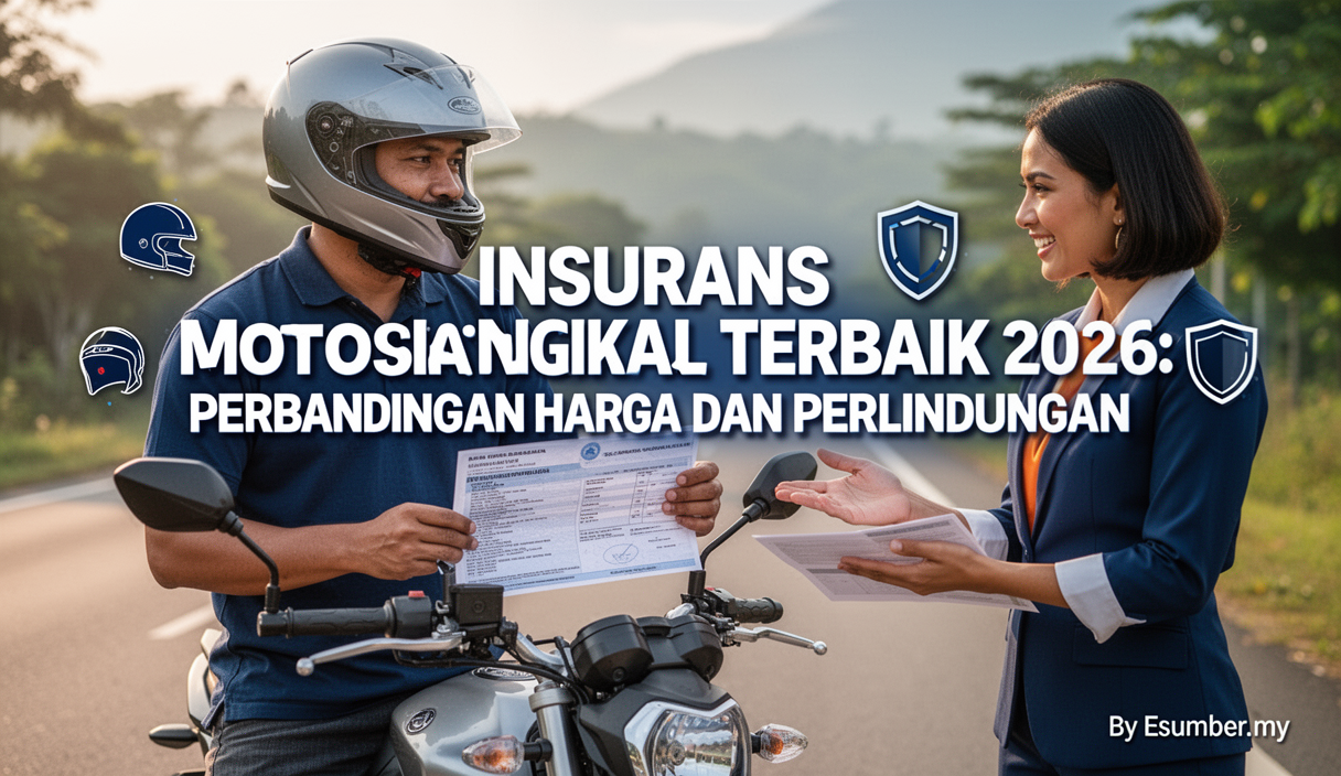 Insurans Motosikal Terbaik 2026: Perbandingan Harga dan Perlindungan