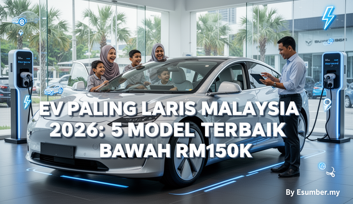 EV Paling Laris Malaysia 2026: 5 Model Terbaik Bawah RM150k