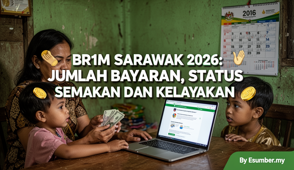 BR1M Sarawak 2026: Jumlah Bayaran, Status Semakan dan Kelayakan