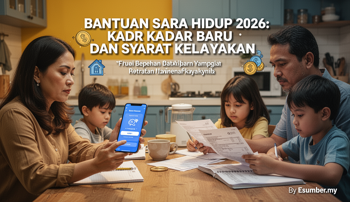 Bantuan Sara Hidup 2026: Kadar Baru dan Syarat Kelayakan