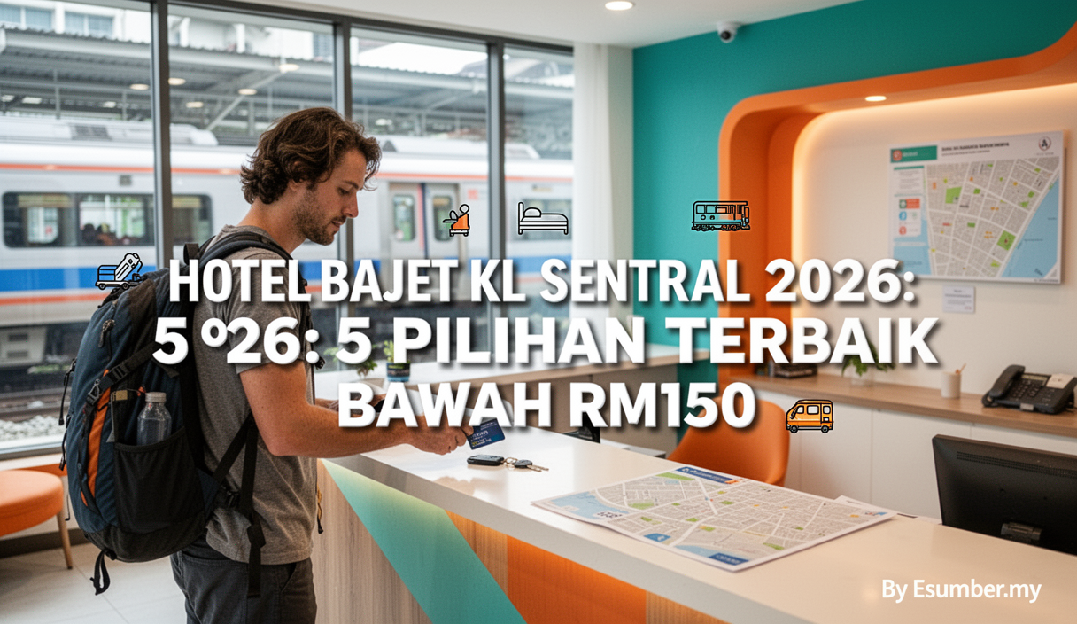 Hotel Bajet KL Sentral 2026: 5 Pilihan Terbaik Bawah RM150