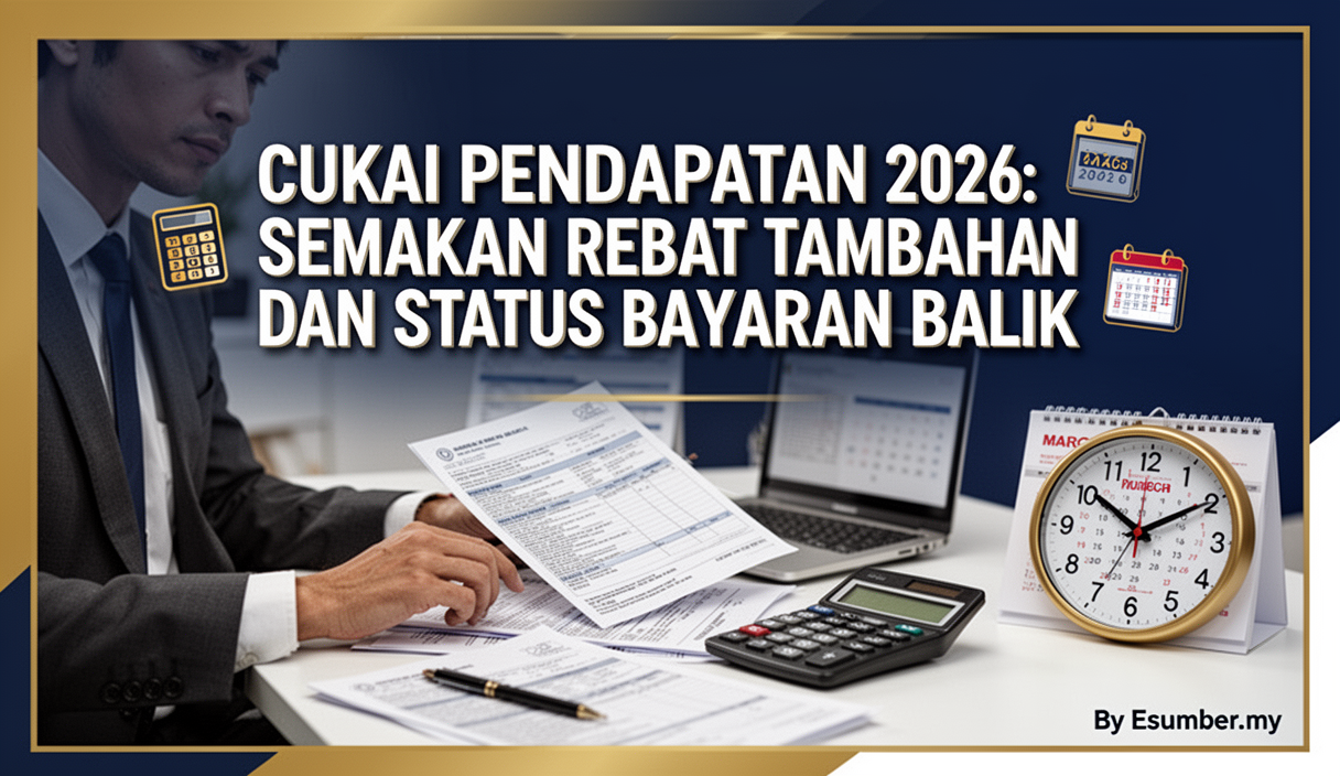 Cukai Pendapatan 2026: Semakan Rebat Tambahan dan Status Bayaran Balik